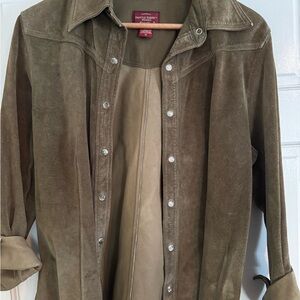 Eddie Bauer Women's Olive Utility Jacket